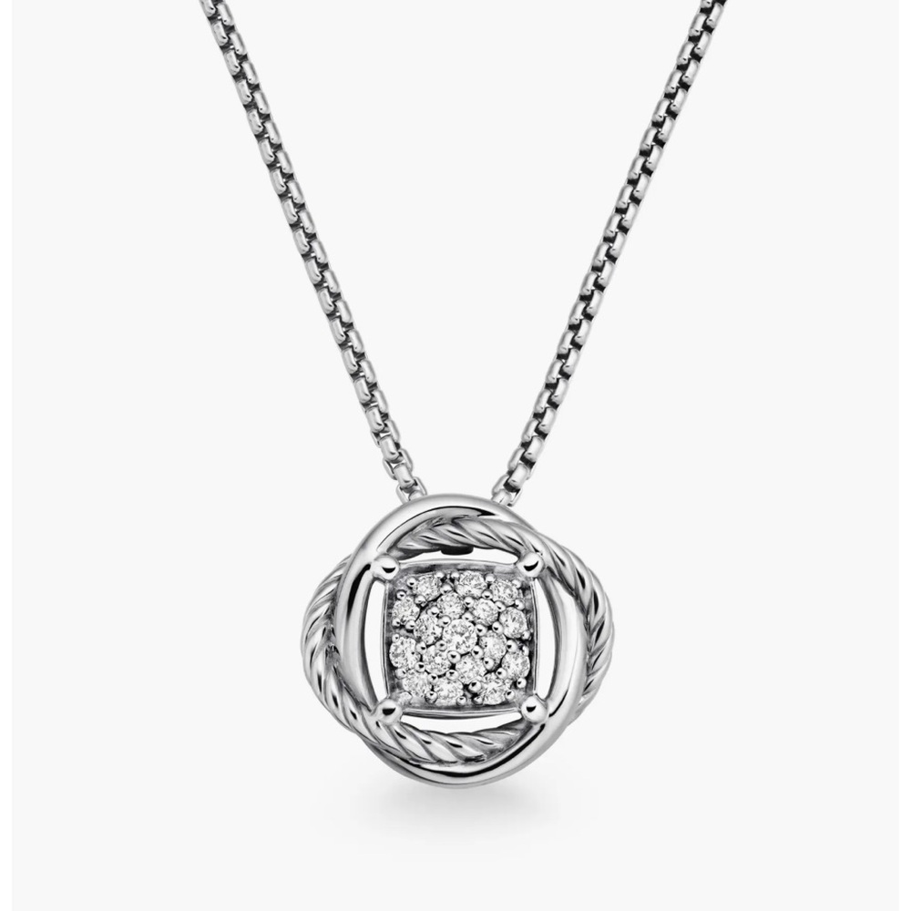 David Yurman infinity necklace - practically brand new